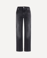 Calie Straight Ankle Jeans - BLACK | Base Blu