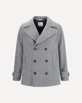 Island Padded Peacoat - GREY | Base Blu