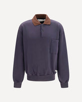 Replicated 30001 Sweatshirt Polo - BLUE | Base Blu