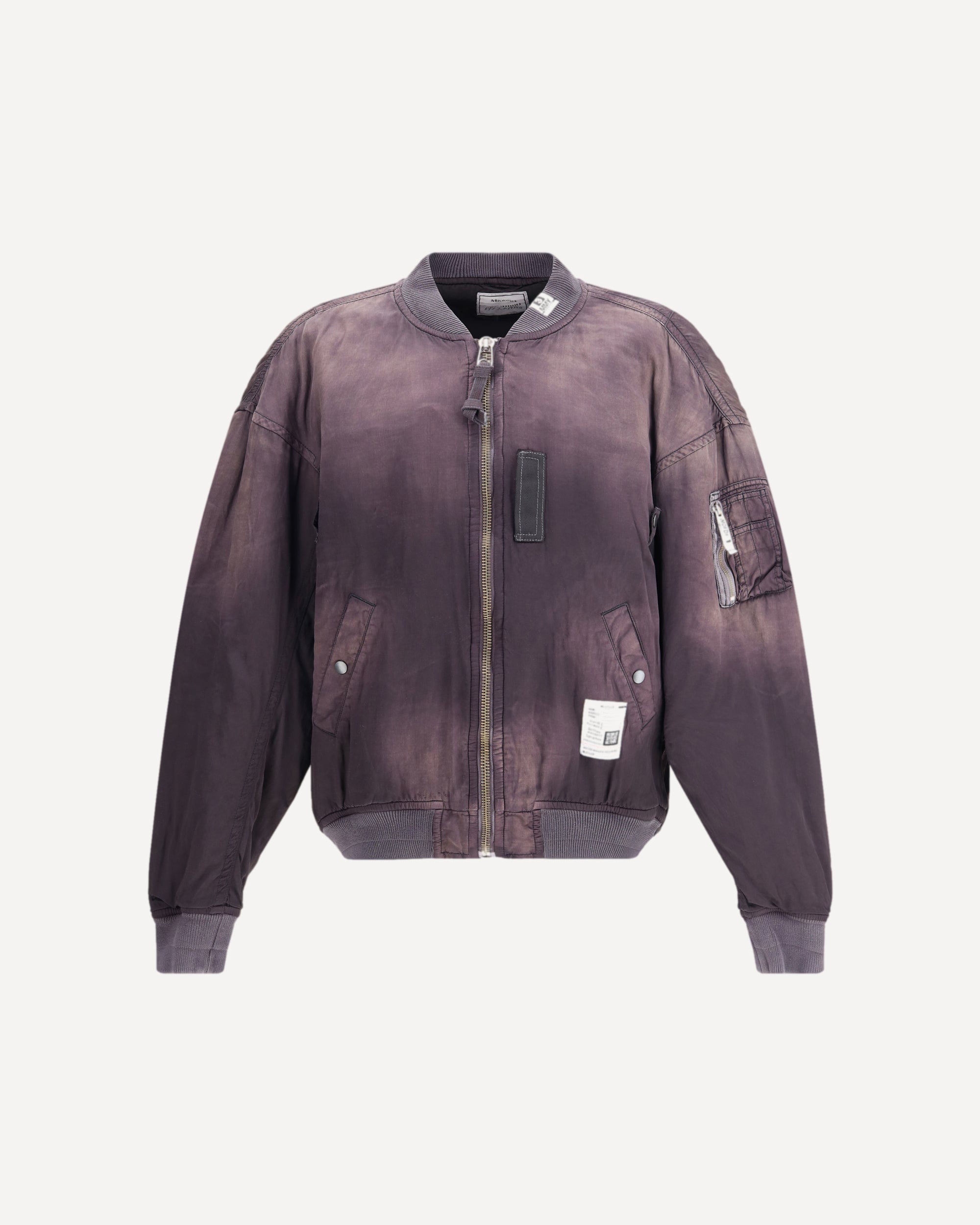 MAISON MIHARA YASUHIRO Aged Flight Jacket BLACK | Base Blu