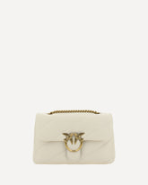 Love Classic leather Shoulder Bag - WHITE | Base Blu