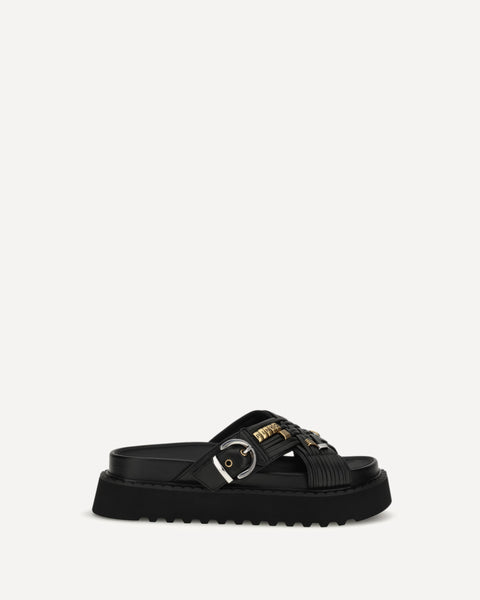 PINKO Kate Platform Sandals BLACK | Base Blu