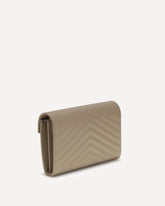 Logoed Shoulder Bag - BEIGE | Base Blu