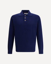 Polo in cashmere - BLU | Base Blu