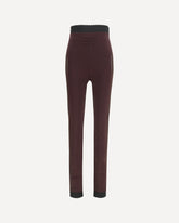 Sheer detail Leggings - PURPLE | Base Blu