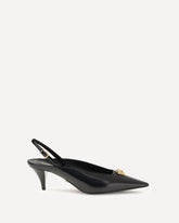 Décolleté slingback La Medusa - NERO | Base Blu