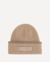 Gros Grain Ribbed Beanie - BEIGE | Base Blu