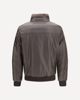Cleros P1 shearling Down Jacket - BROWN | Base Blu