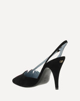 Foliefoliage slingback Pumps - MULTICOLOUR | Base Blu