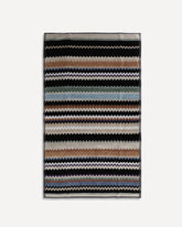 Asciugamano con fantasia zig zag - MULTICOLORE | Base Blu