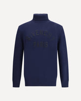 Logo turtleneck Sweater - BLUE | Base Blu