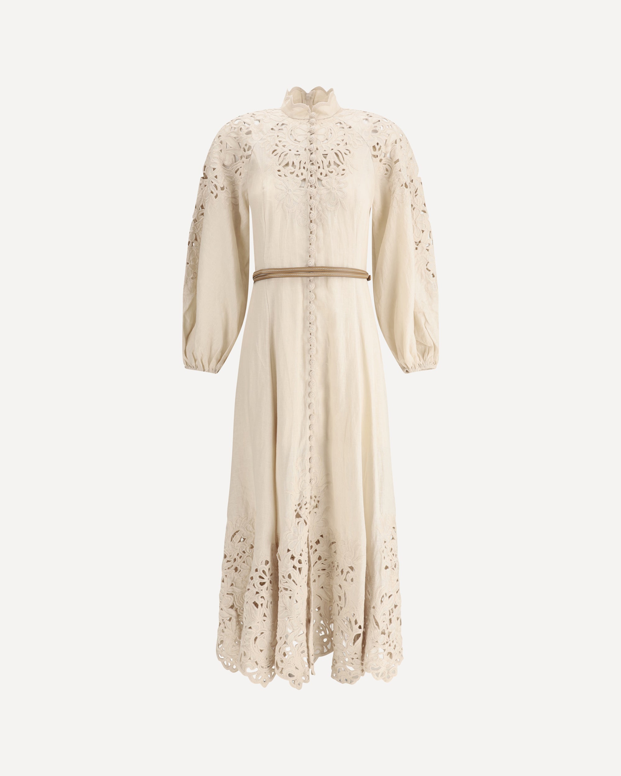 white zimmermann dress NWOT $1,600 Dancer Tie Neck Linen Voile Embroidered Mini AU0 XS spaghetti straps ZIMMERMANN Crush Mini Dress |