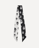 Sciarpa Skull a nastro - NERO | Base Blu