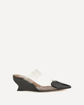 Mules Le Coeur in pelle verniciata - NERO | Base Blu