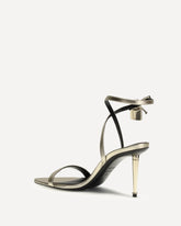 Sandali con lucchetto - ORO | Base Blu