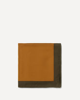 Foulard Cassandre quadrato in twill di seta - MARRONE | Base Blu