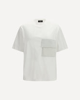 Pocket T-shirt - WHITE | Base Blu