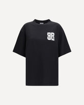 Glitter logo T-shirt - BLACK | Base Blu