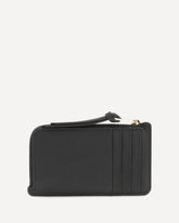 Portacarte con portamonete in nappa di vitello - MARRONE | Base Blu