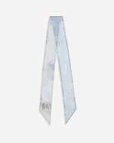 Skull Ribbon Scarf - LIGHT BLUE | Base Blu