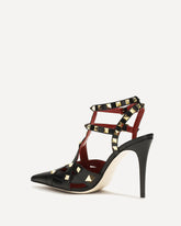 Décolleté Studdy in capretto - NERO | Base Blu