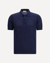 Polo in maglia a maniche corte - BLU | Base Blu