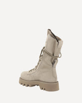 Combat Ankle Boots - BEIGE | Base Blu