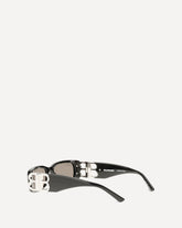 Dynasty Rectangle Sunglasses - BLACK | Base Blu
