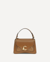 Small C-Me Handbag - BROWN | Base Blu
