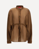 Dalida Shirt - BROWN | Base Blu