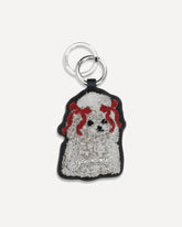 Poodle Key Ring - WHITE | Base Blu