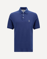 Cotton Polo Shirt - BLUE | Base Blu