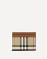 Printed canvas Card Holder - BEIGE | Base Blu