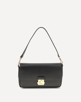 Borsa a Spalla C-Me Lock medium  - NERO | Base Blu