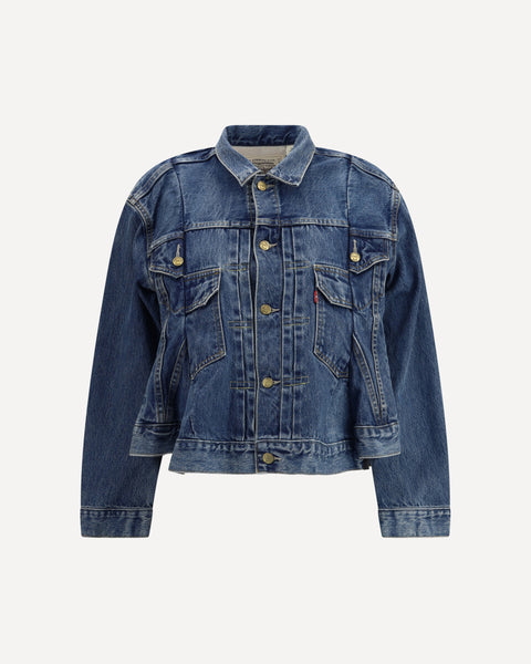 SACAI Sacai X Levi's Denim Jacket BLUE | Base Blu