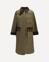 Waxed Coat - GREEN | Base Blu
