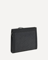 Gancini pattern Pouch - GREY | Base Blu
