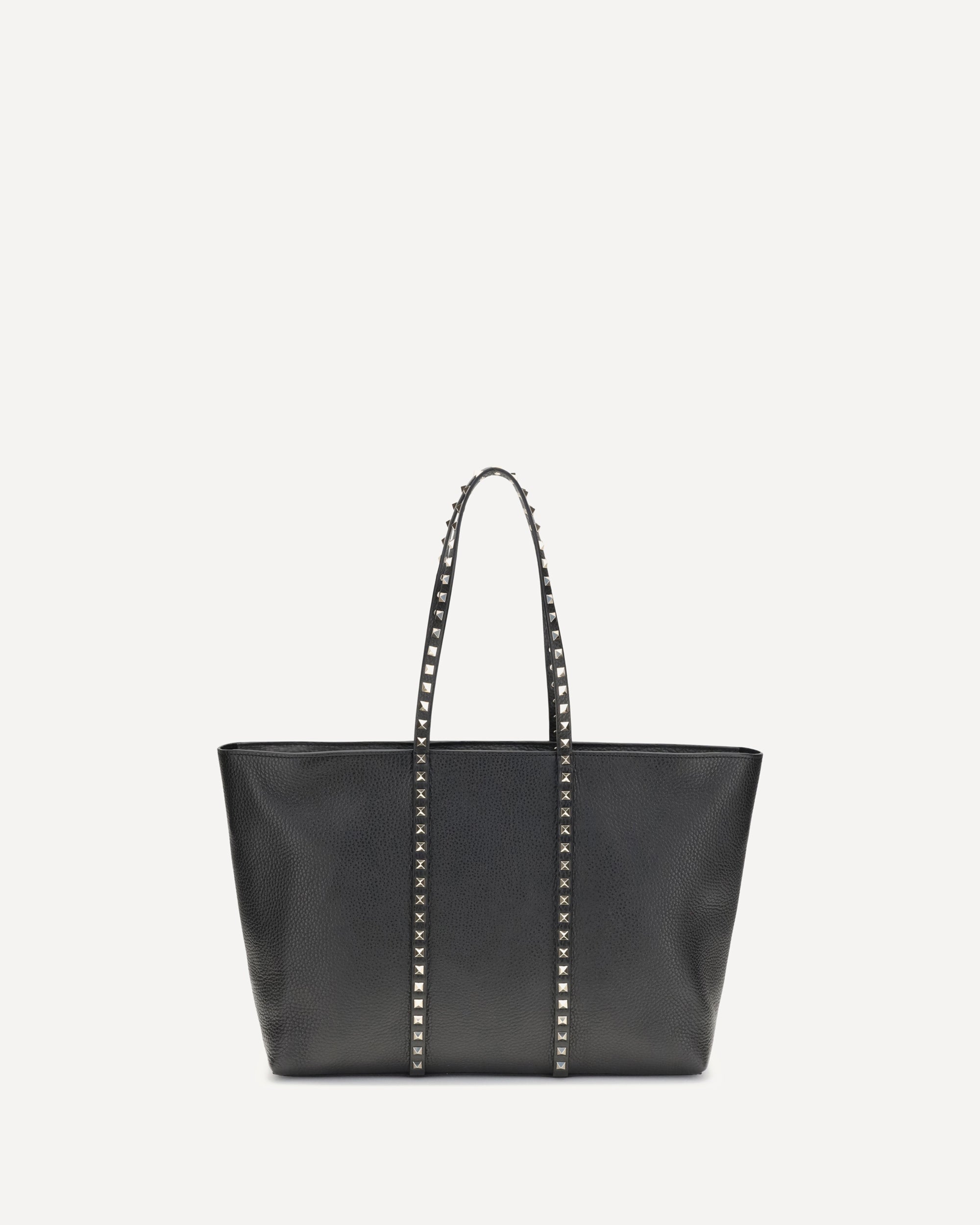 VALENTINO GARAVANI Medium Rockstud Tote Bag BLACK | Base Blu