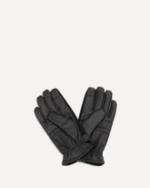 Nelson leather Gloves - BLACK | Base Blu