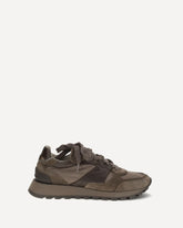 Suede Sneakers - BROWN | Base Blu