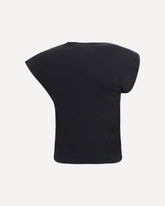 Draped Top Hebo - BLACK | Base Blu