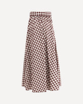 Vichy Print Wallet Skirt - MULTICOLOUR | Base Blu