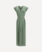 Long kaftan Dress - GREEN | Base Blu