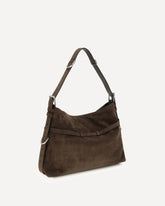 Borsa Voyou media in pelle lucida - NERO | Base Blu