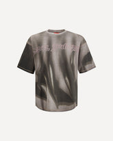 T-shirt in cotone stampata - GRIGIO | Base Blu