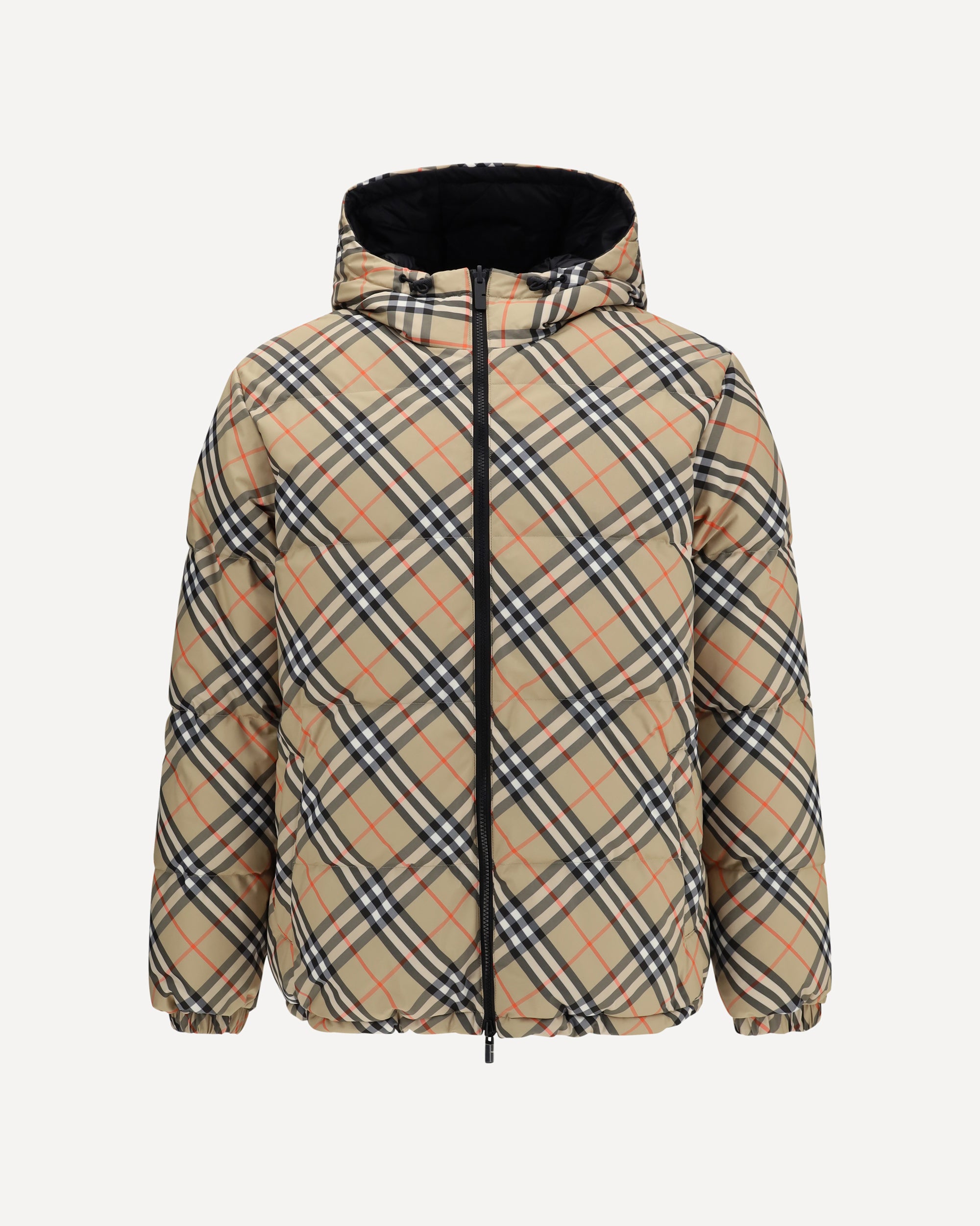 【極美品】BURBERRY フード付きジャケット 極美品✨BURBERRY フード付きナイロンジャケット 総柄 - メルカリ
