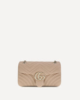 GG Marmont medium Shoulder Bag - PINK | Base Blu