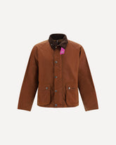 Transport waxed Barbour x Paul Smith Jacket - BROWN | Base Blu