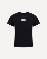 Cotton T-shirt - BLACK | Base Blu