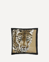 Leopard canvas Pillow - BEIGE | Base Blu